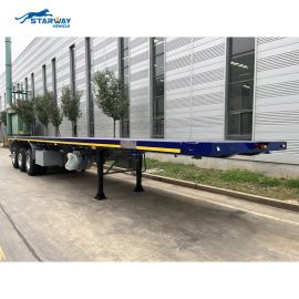 3 Axles 40ft Containers With 12 Twist Locks Trailer