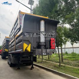 Hydraulic Dump Rear Dumper Semi Trailer