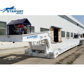 3 Lines 6 Axles Customized Low Bed Semi Trailer