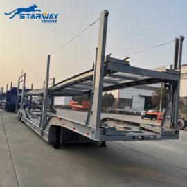 2 axles Cars Carrier Transport Semi Trailer