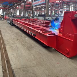 5 line 10 Axles Gooseneck Lowbed Trailer