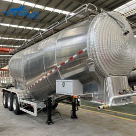 3 Axles 60cbm Dry Bulk Cement Semi Trailer